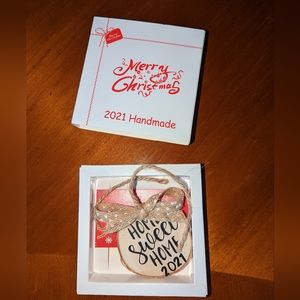 2 ornaments from 2021 never used new old stock!